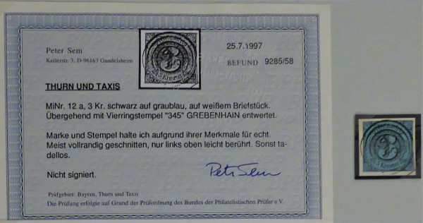 Briefmarke, Michel-Nr. 12a