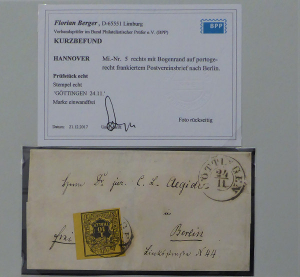 Briefmarke, Michel-Nr. 5