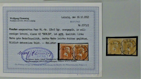 Briefmarke, Michel-Nr. 12b