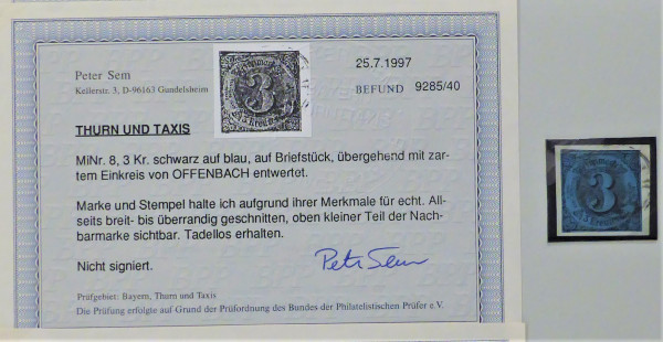 Briefmarke, Michel-Nr. 8