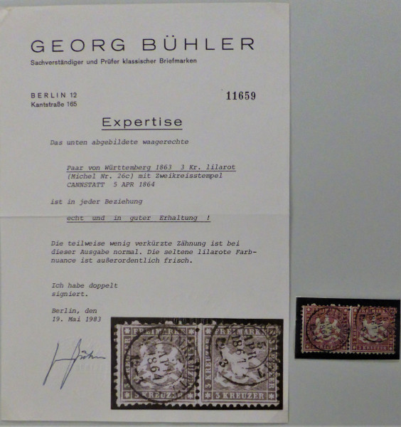 Briefmarke, Michel-Nr. 26c