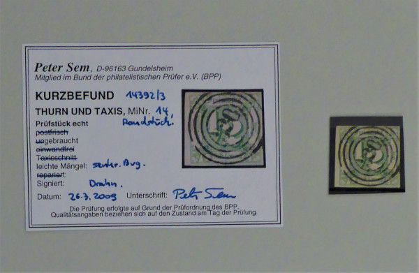 Briefmarke, Michel-Nr. 14