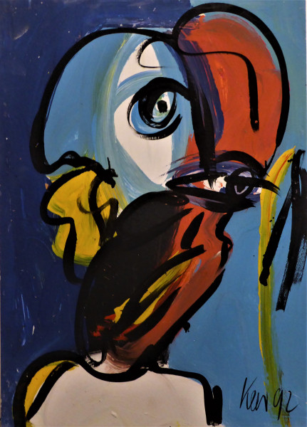 Peter Keil : Originalgemälde mit Echtheitszertifikat #63