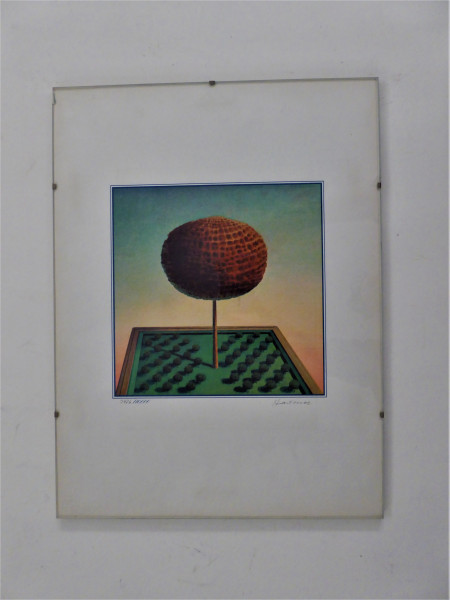 Original Grafik von Rudolf Hausner