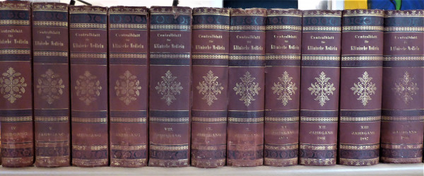 Centralblatt für Klinische Medizin, zehn Jahrgänge