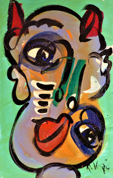 Peter Keil : Originalgemälde mit Echtheitszertifikat #168