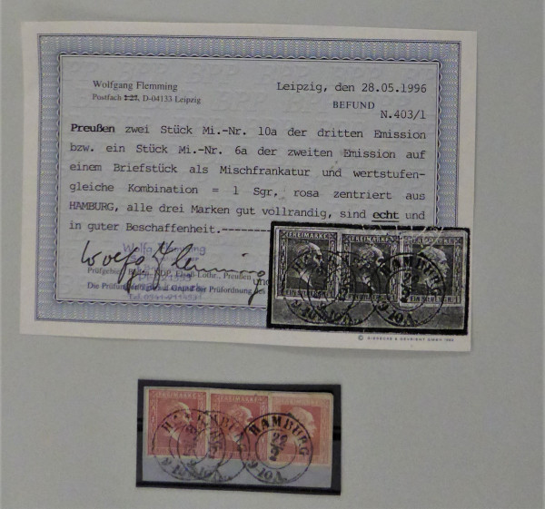 Briefmarke, Michel-Nr. 6a + 10a (2x)
