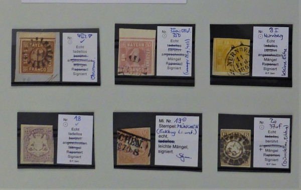 Briefmarke, Michel-Nr. 4 II Platte 2