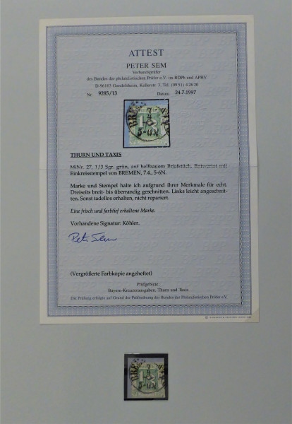 Briefmarke, Michel-Nr. 27