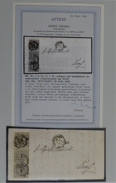 Briefmarke, Michel-Nr. 1 b II