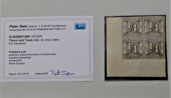 Briefmarke, Michel-Nr. 45