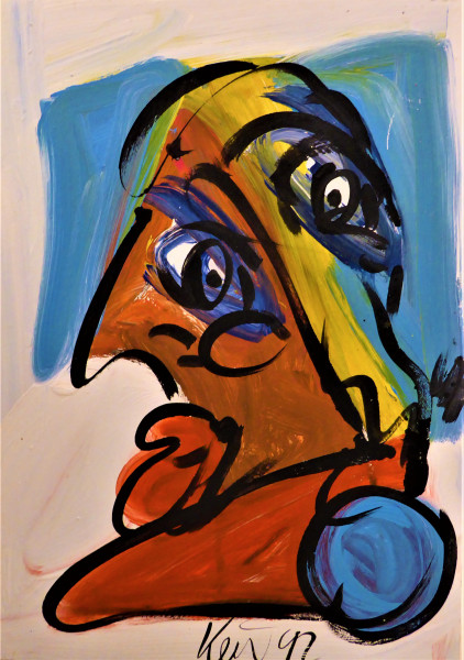 Peter Keil : Originalgemälde mit Echtheitszertifikat #73