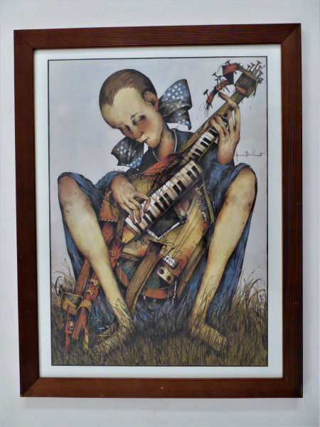 Original-Grafik von Gertrude Degenhardt