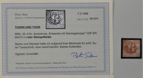 Briefmarke, Michel-Nr. 22