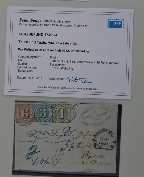 Briefmarke, Michel-Nr. 7a,9aIA,12a