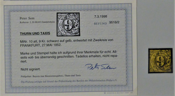 Briefmarke, Michel-Nr. 10 A II