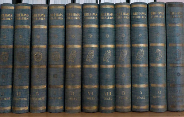 Brehm´s Tierleben in 12 Bänden 1954