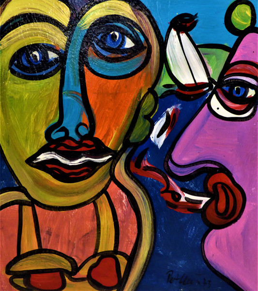 Peter Keil : Originalgemälde mit Echtheitszertifikat #162