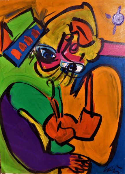 Peter Keil : Originalgemälde mit Echtheitszertifikat #113