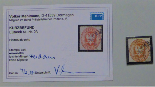 Briefmarke, Michel-Nr. 9A