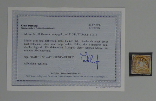 Briefmarke, Michel-Nr. 34