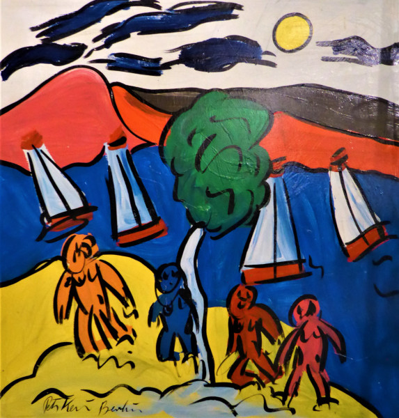 Peter Keil : Originalgemälde mit Echtheitszertifikat #135