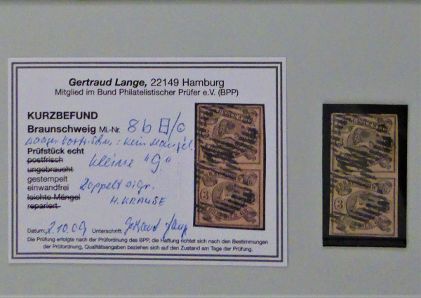 Briefmarke, Michel-Nr. 8b