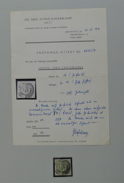 Briefmarke, Michel-Nr. 36