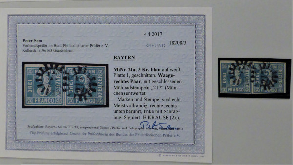 Briefmarke, Michel-Nr. 2 I a