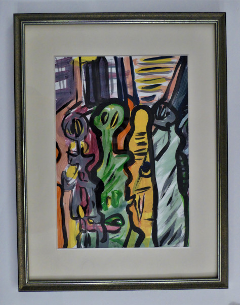 Original-Aquarell von H. P. Heckner