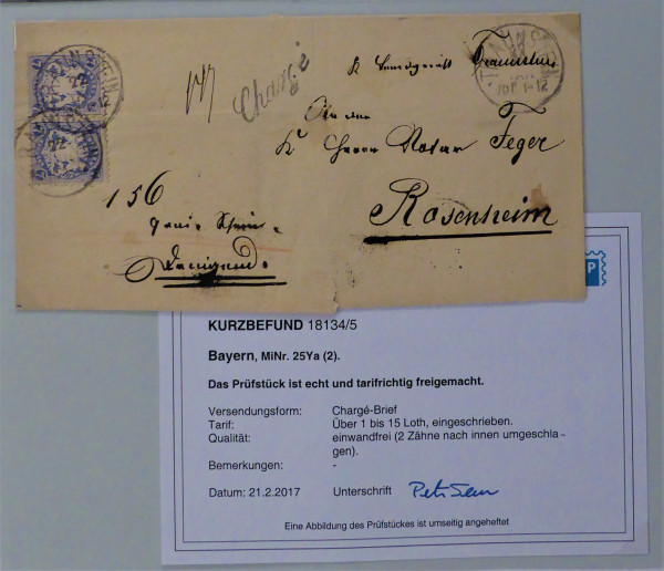 Briefmarke, Michel-Nr. 25 Ya