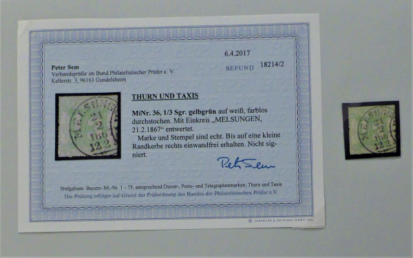 Briefmarke, Michel-Nr. 36