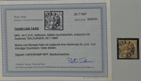 Briefmarke, Michel-Nr. 44 II