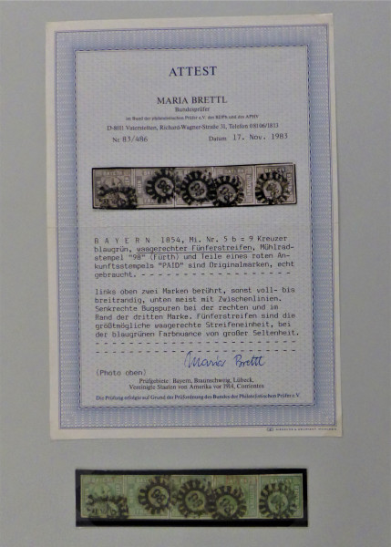 Briefmarke, Michel-Nr. 5 b