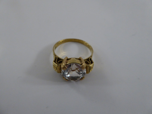 Goldring 585 mit Zirkon