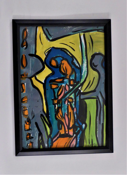 Original-Aquarell von H. P. Heckner