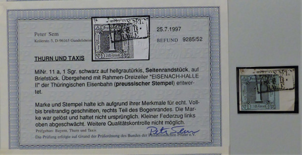 Briefmarke, Michel-Nr. 11a