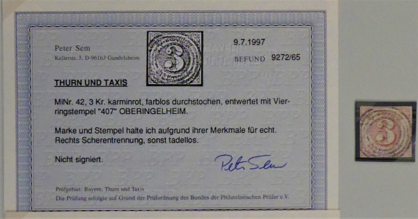 Briefmarke, Michel-Nr. 42