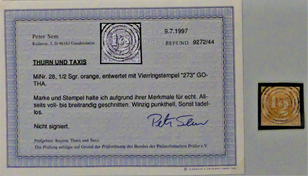 Briefmarke, Michel-Nr. 28