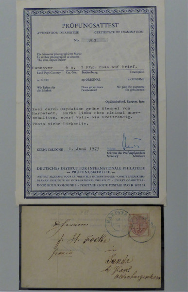 Briefmarke, Michel-Nr. 6a