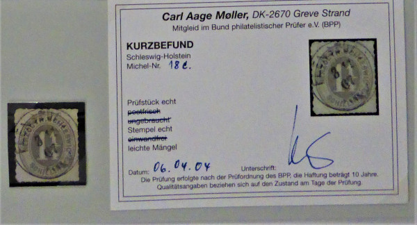 Briefmarke, Michel-Nr. 18 c