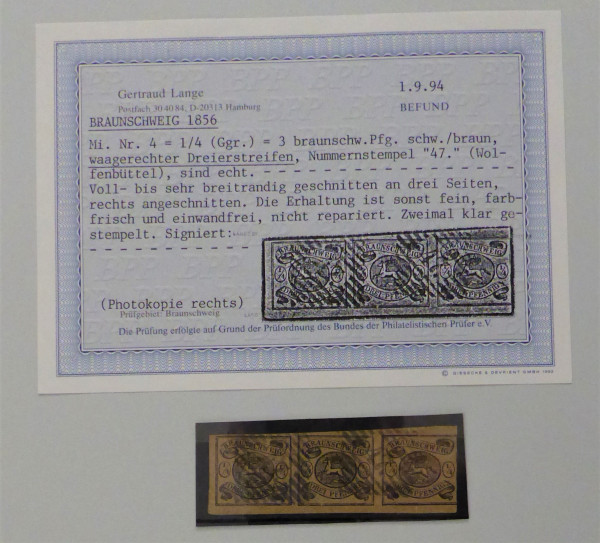 Briefmarke, Michel-Nr. 4