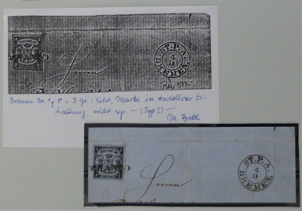 Briefmarke, Michel-Nr. 1y