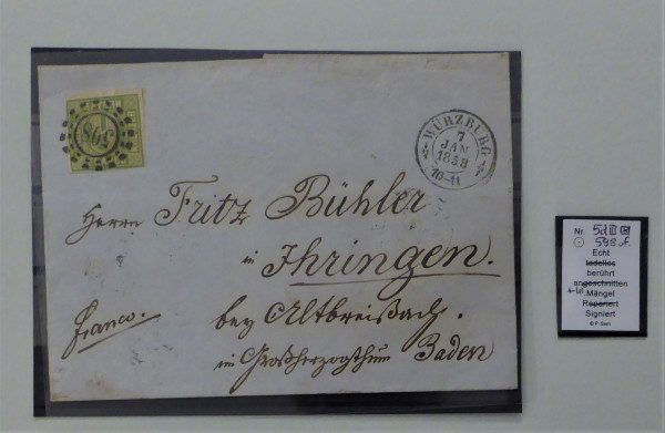 Briefmarke, Michel-Nr. 5d III