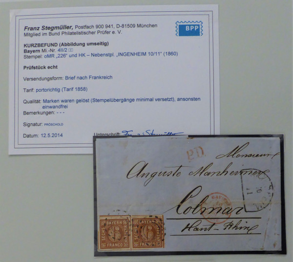 Briefmarke, Michel-Nr. 4 II