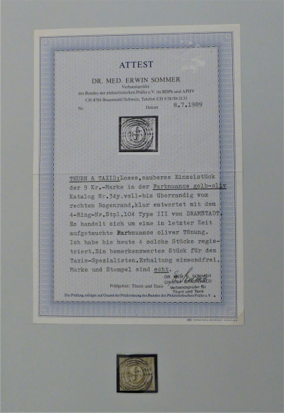 Briefmarke, Michel-Nr. 34 y