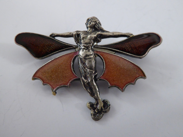 Sehr alte Jugendstil Anstecknadel