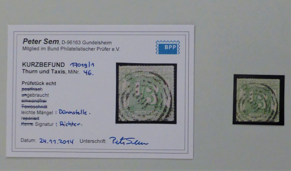 Briefmarke, Michel-Nr. 46