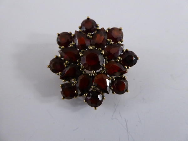 Alte Granat-Anstecknadel