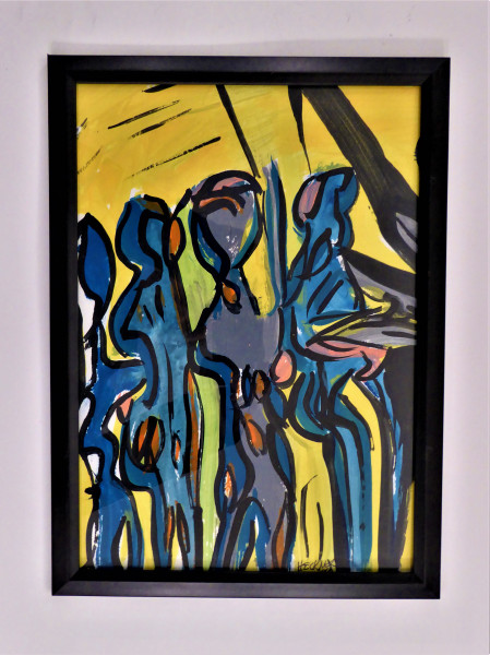 Original-Aquarell von H. P. Heckner